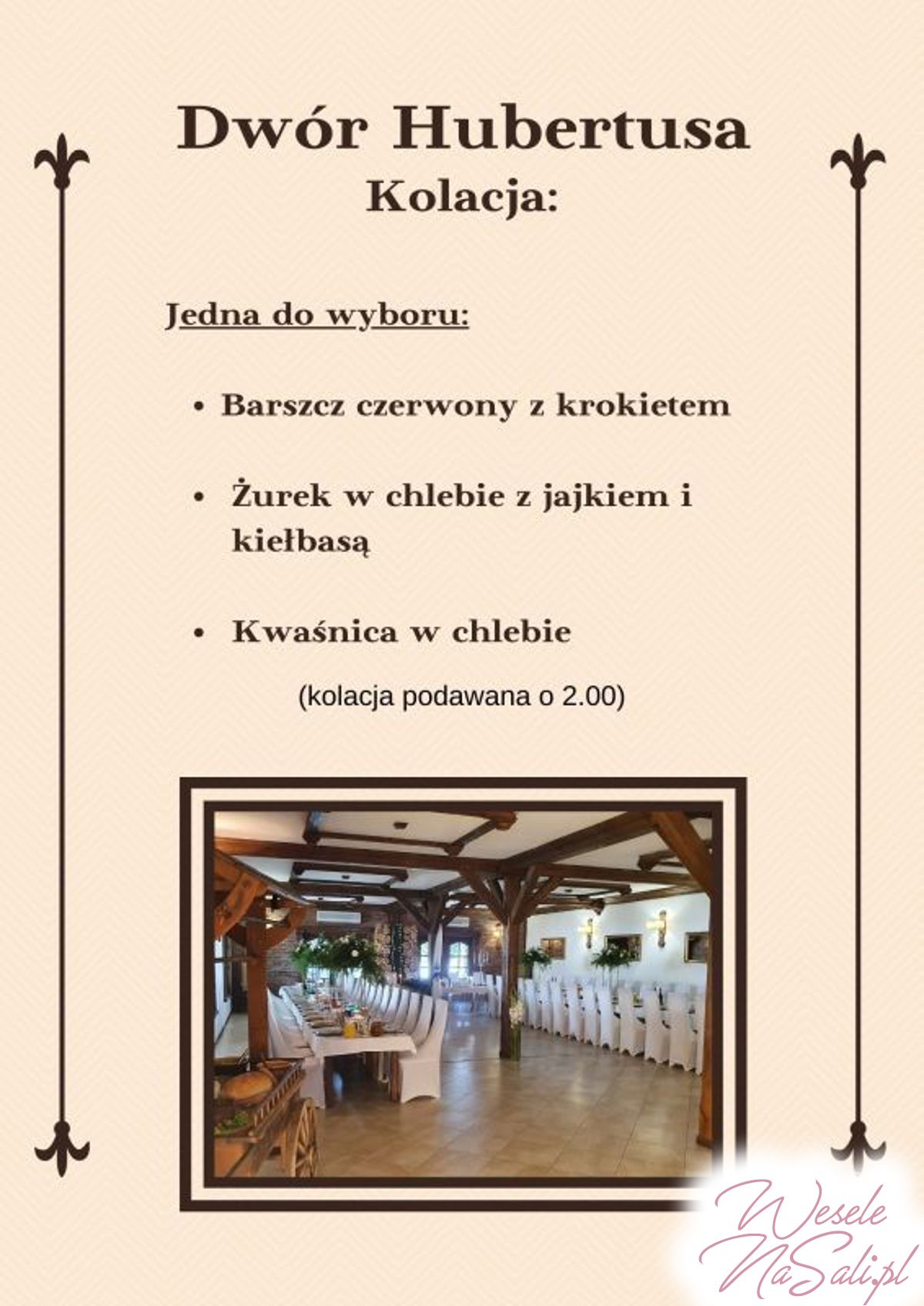 restauracja na wesele, klimatyzacja